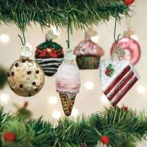 Old World Christmas – Mini Dessert Ornament Set