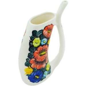 Polish Pottery – 14 oz Mug with Straw